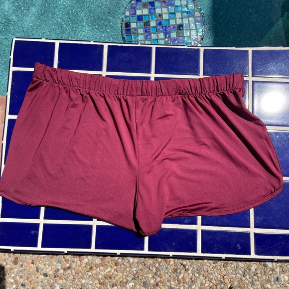 Regna, Burgundy Shorts, Size 2XL - Picture 2 of 2
